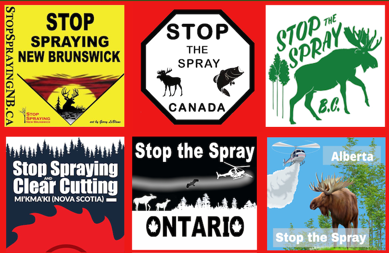 Stop the Spray Canada Logos